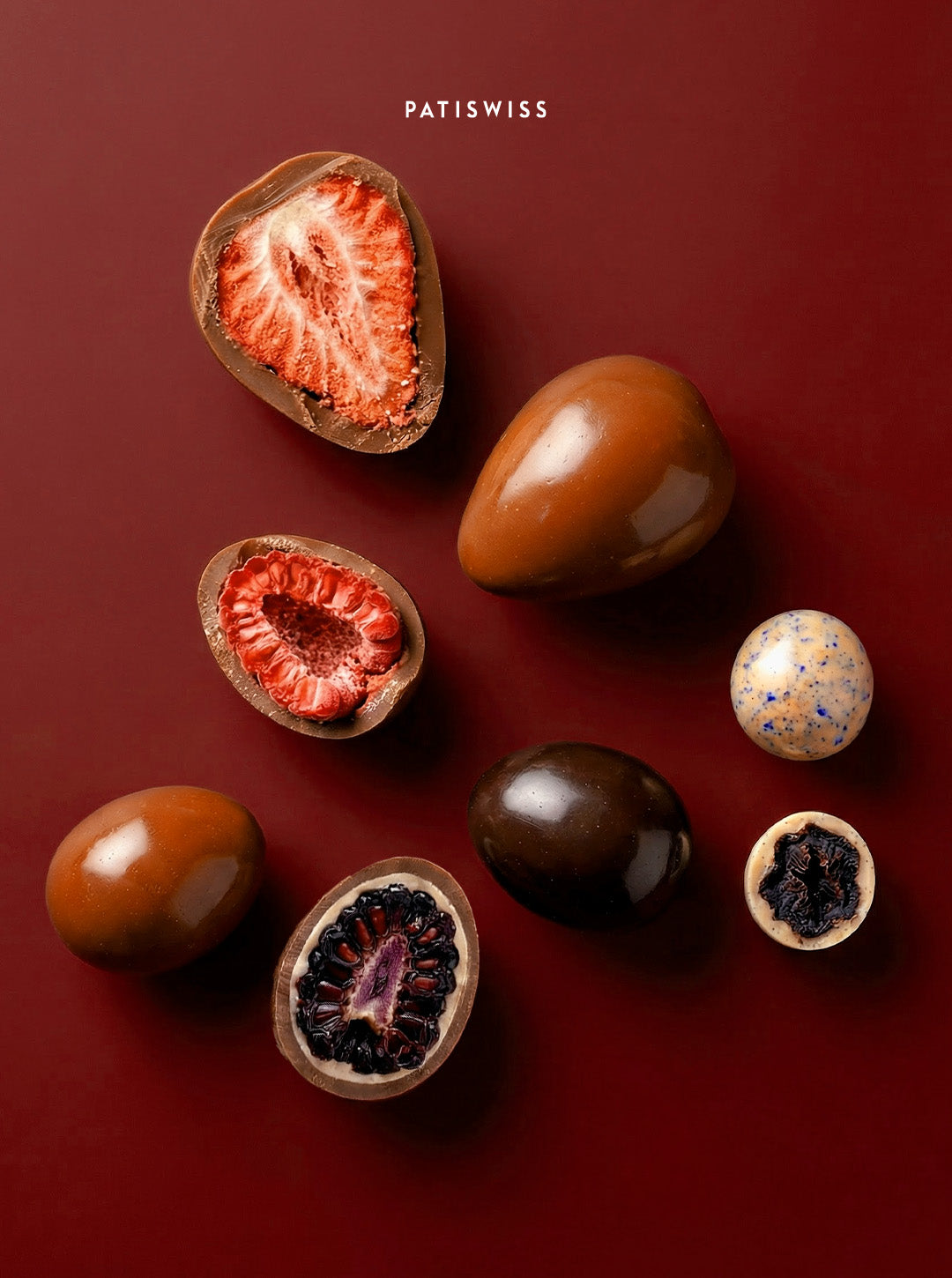 Berry Mix Meyveli Çikolata Draje | Patiswiss
