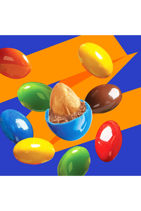 Patislove Renkli Şeker Kaplı Sütlü Çikolatalı Bütün Yer Fıstığı Draje, 90G x 6 Adet