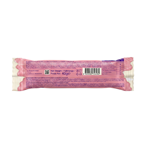 Antep Fıstıklı Krema ve Pişmaniye Dolgulu Sütlü Çikolata, 40G