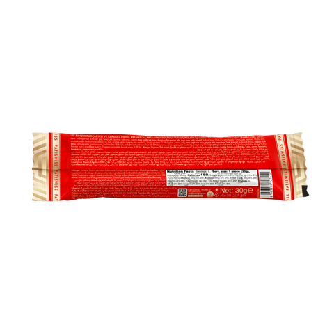 Juva Fındıklı, Kakaolu ve Krep Kırıklı Sütlü Çikolata Bar, 30G x 20 Adet