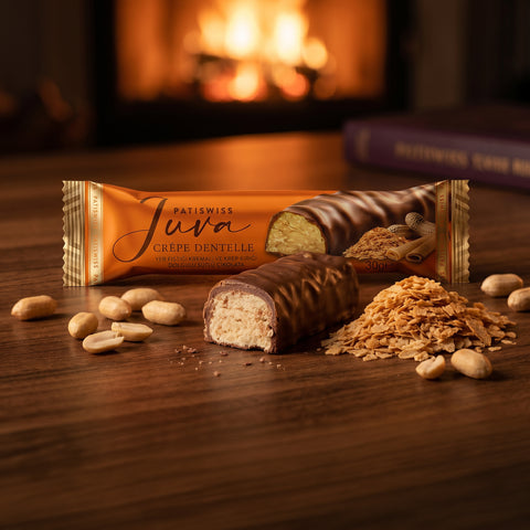 Yer Fıstığı Kremalı ve Krep Kırığı Dolgulu Sütlü Çikolata, 30G x 3 Adet
