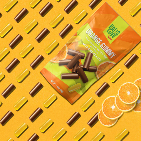 Patislove Sütlü Çikolata Kaplı Portakallı Yumuşak Şekerleme, 80G x 2 Adet