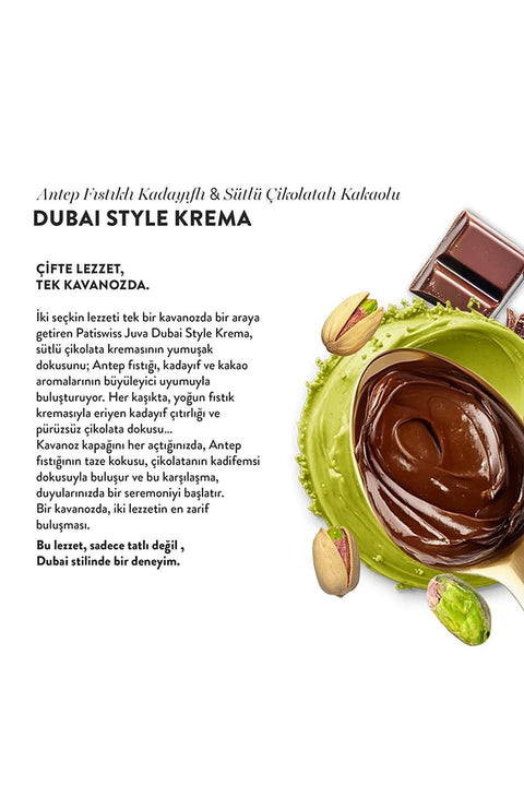 Sütlü Çikolatalı Antep Fıstığı Kreması – Juva Dubai Style, 200G X 2 Adet