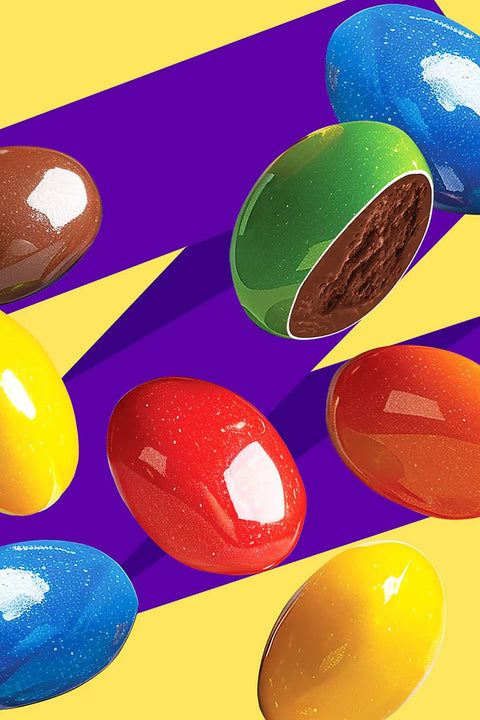 Patislove Renkli Şeker Kaplı Sütlü Çikolatalı Draje, 90G X 6 Adet