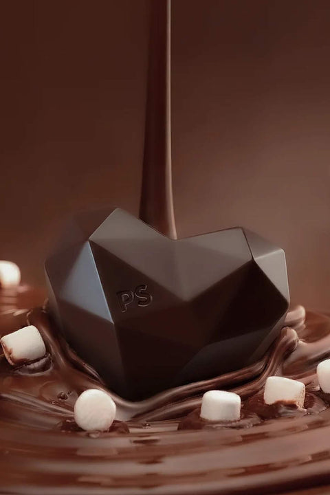 Patislove Heart Chocolate Bomb – Marshmallow Dolgulu Kalp Sıcak Çikolata, 35G X 6 Adet