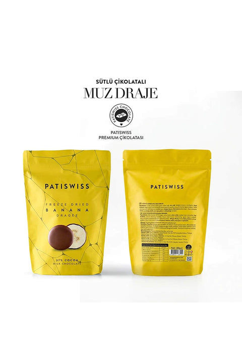 Sütlü Çikolatalı Muz Draje 80G X 6 Adet