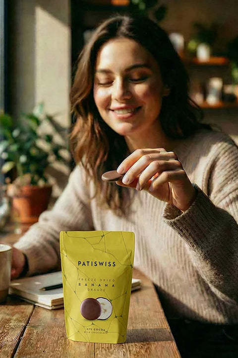 Sütlü Çikolatalı Muz Draje 80G X 6 Adet