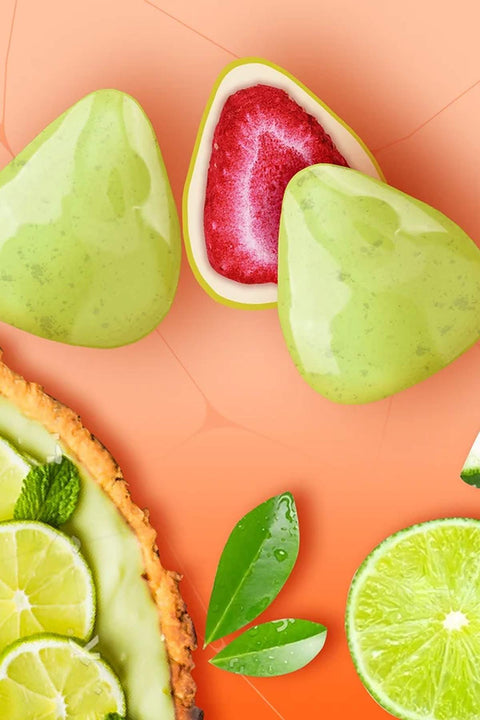 Beyaz Çikolatalı Misket Limonlu Çilek Draje, 50G X 3 Adet
