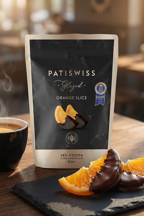 Bitter Çikolatalı Yarım Kaplı Portakal Dilimi 80G X 3 Adet
