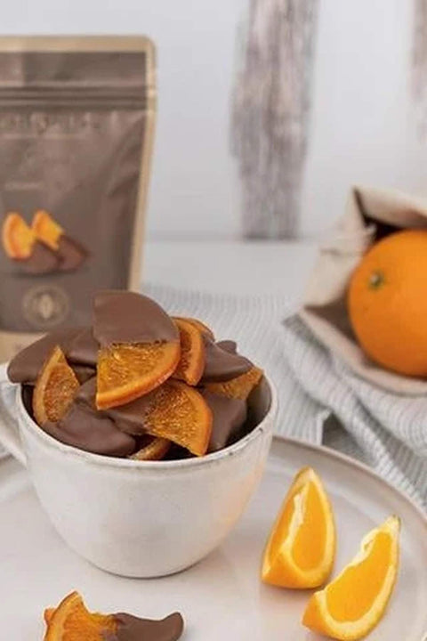 Sütlü Çikolatalı Yarım Kaplı Portakal Dilimi 80G X 3 Adet