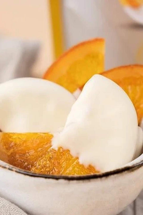 Beyaz Çikolatalı Yarım Kaplı Portakal Dilimi 80G X 3 Adet