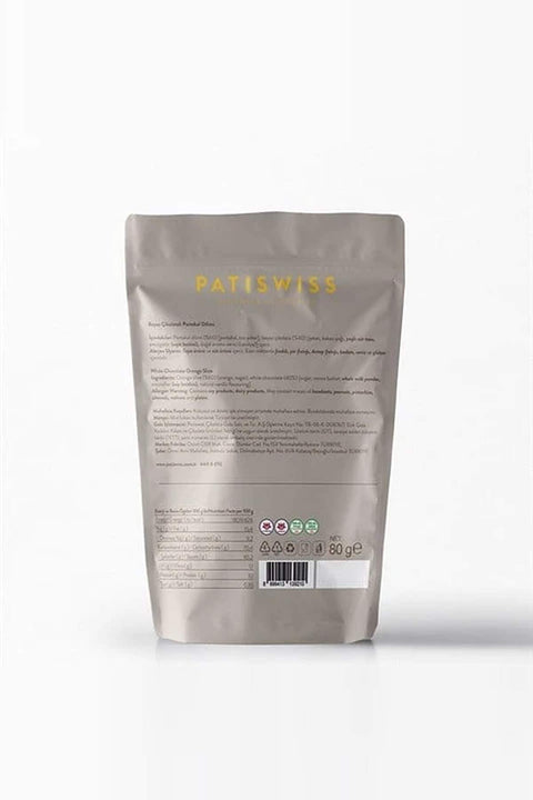 Beyaz Çikolatalı Yarım Kaplı Portakal Dilimi 80G X 3 Adet