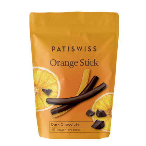 Bitter Çikolatalı Portakal Çubukları, 80G