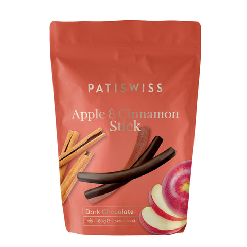 Bitter Çikolatalı Tarçınlı Elma Çubukları, 80G