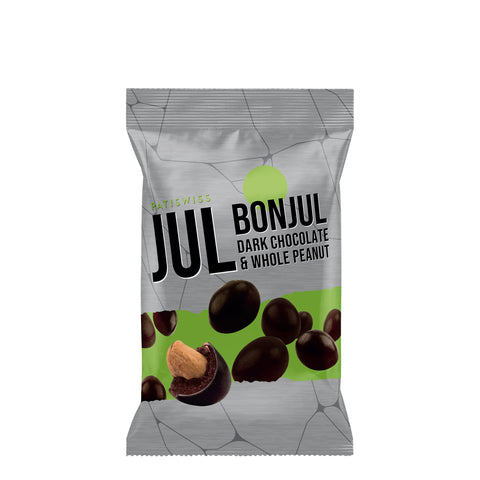 Jul Bonjul Bitter Çikolata Kaplı Yer Fıstığı Draje, 80G