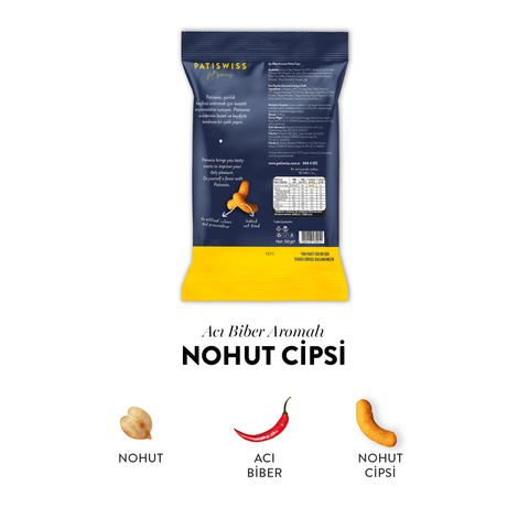 Acı Biber Aromalı Nohut Cips, 50G