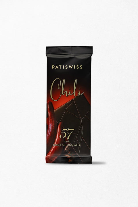 Acı Biber Özlü Bitter Çikolata, 100G