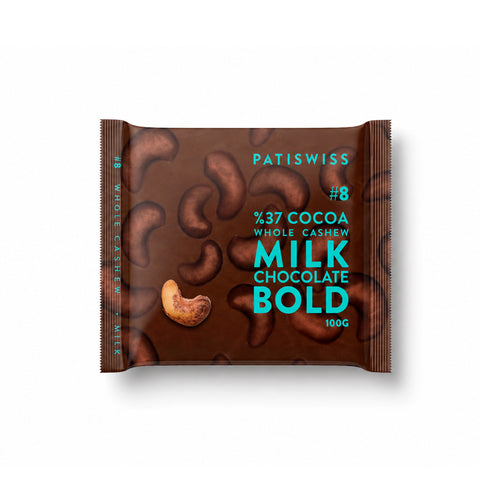 Bold Tüm Kajulu Sütlü Çikolatalı Tablet 100g