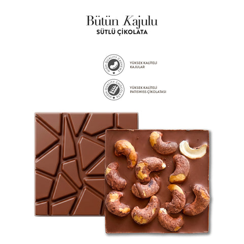 Bold Tüm Kajulu Sütlü Çikolatalı Tablet 100g