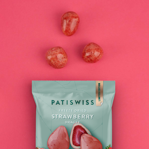 Beyaz Çikolatalı Çilekli Cheesecake Çilek Draje, 50G