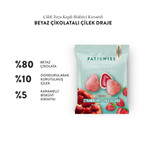 Karışık Limited Edition Çilek Draje, 50G x 4 Adet