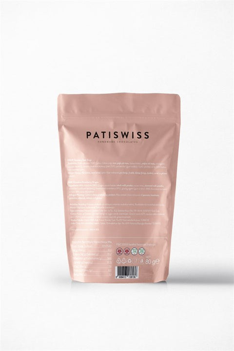 Bite Size Sütlü Çikolatalı Çilek Draje, 80G