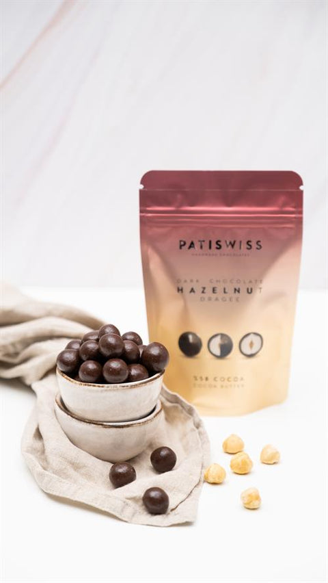 Bitter Çikolatalı Fındık Draje, 80G