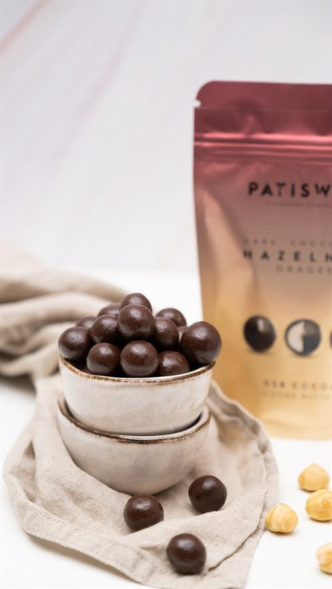 Bitter Çikolatalı Fındık Draje, 80G