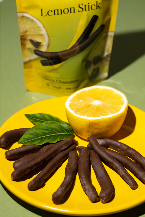 Bitter Çikolatalı Limon Çubukları, 80G