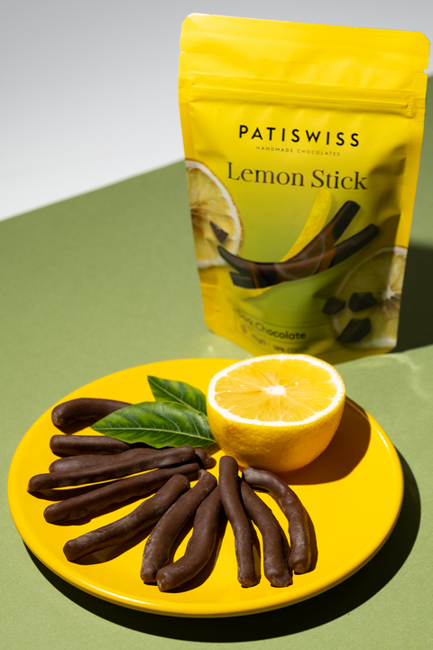 Bitter Çikolatalı Limon Çubukları, 80G