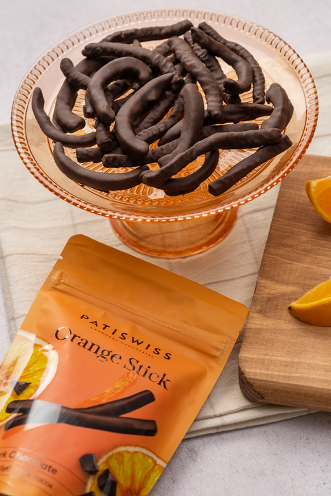 Bitter Çikolatalı Portakal Çubukları, 80G