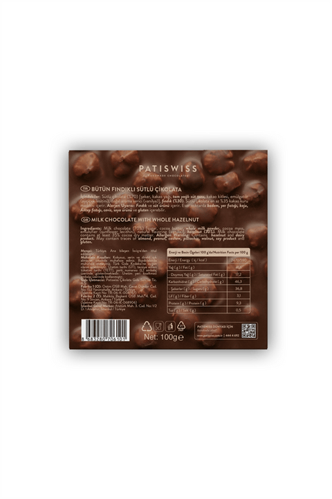 Bold Tüm Fındıklı Sütlü Tablet, 100G