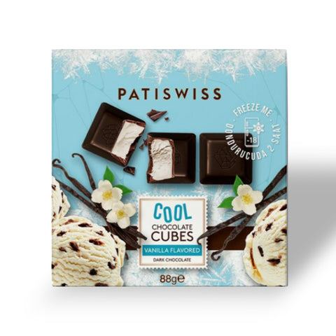 Cool Cubes Vanilyalı Bitter Çikolata, 88G