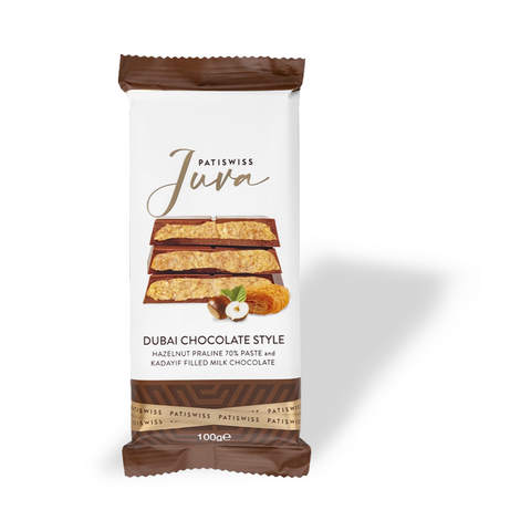 Juva Fındıklı ve Kadayıflı Dubai Çikolatası, 100G
