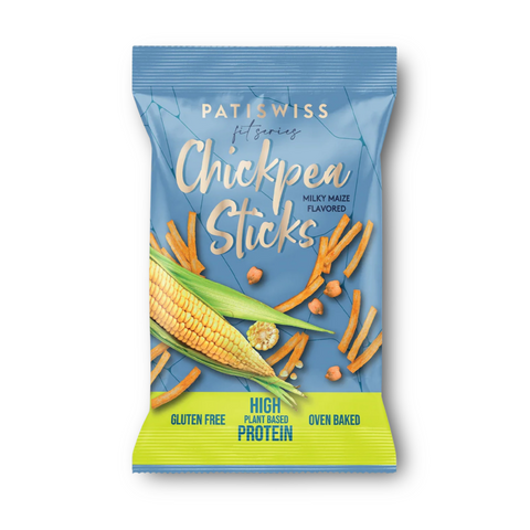 Süt Mısır Aromalı Çubuk Nohut Cips, 50G