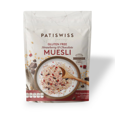 Glutensiz Çilekli ve Çikolatalı Müsli Doypack, 300G