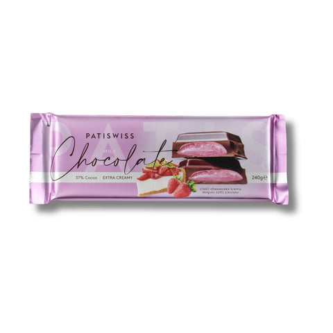 Çilekli Krema Dolgulu Sütlü Çikolata 240g