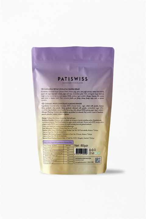 Dolce Karamel Çikolatalı Badem Draje, 80G