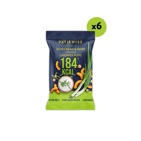 Ekşi Krema ve Baharat Aromalı Nohut Cips, 50G x 6 Adet