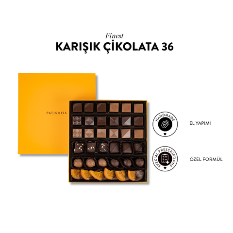 Finest Karışık Çikolata, 36 Adet