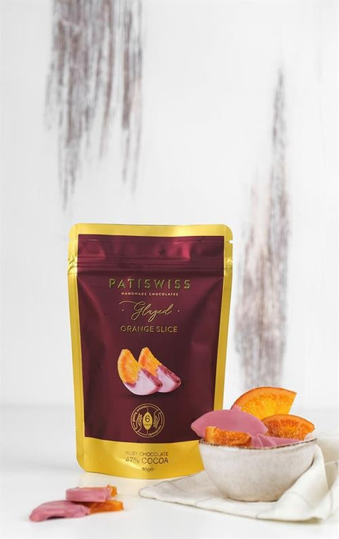 Glazed Ruby Çikolatalı Portakal Dilimi, 80G