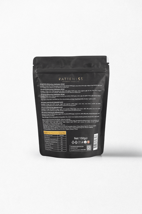 Glazed Sütlü, Bitter, Beyaz Çikolatalı Portakal Dilimi, 150G