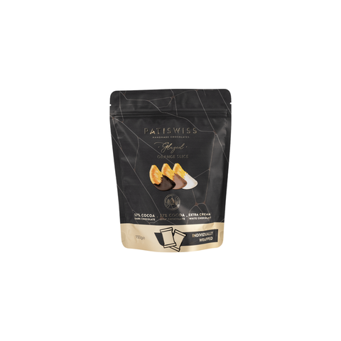 Glazed Sütlü, Bitter, Beyaz Çikolatalı Portakal Dilimi, 150G