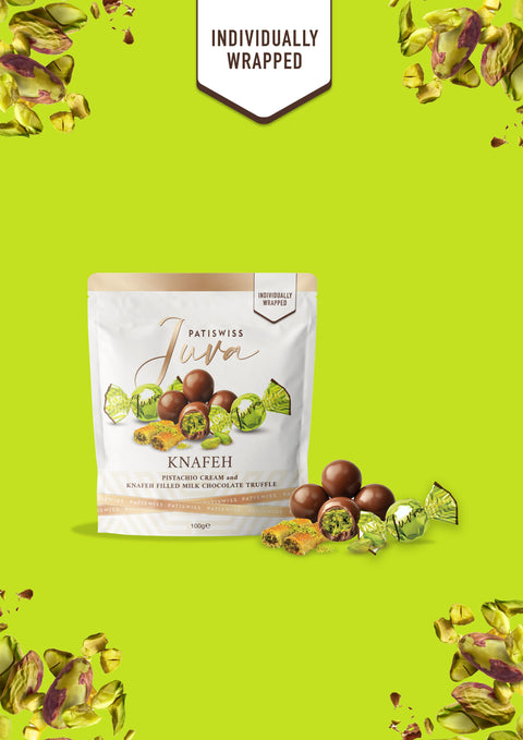 Juva Antep Fıstığı Ve Künefe Dolgulu Sütlü Çikolata, 100G