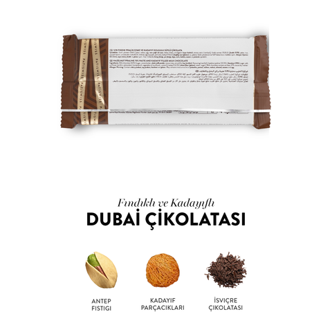 Juva Fındıklı ve Kadayıflı Dubai Çikolatası, 100G