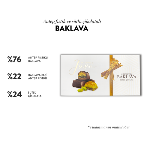 baklavalı antep fıstıklı çikolata kutusu 