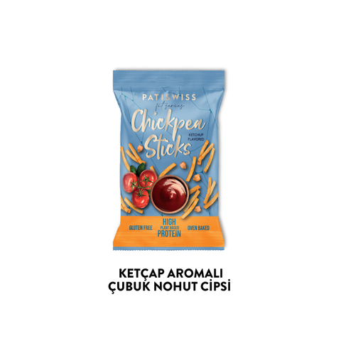 Ketçap Çeşnili Çubuk Nohut Cips, 50G