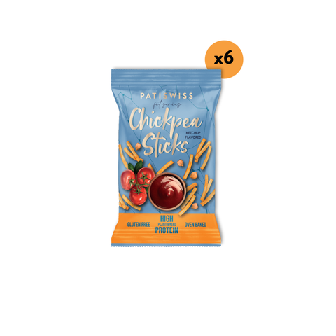 Ketçap Çeşnili Çubuk Nohut Cipsi, 50G x 6 Adet