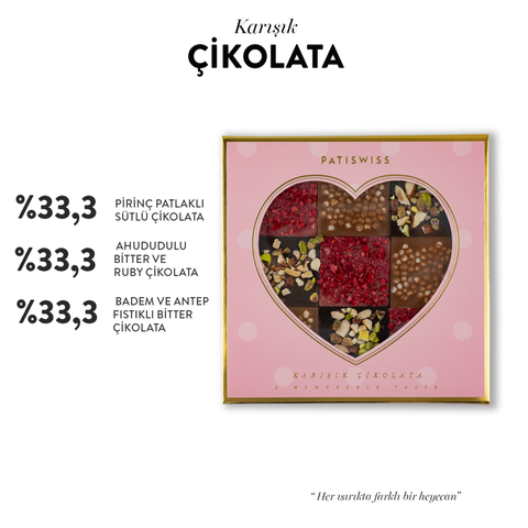 Özel Tasarım Karışık Çikolata, 172G