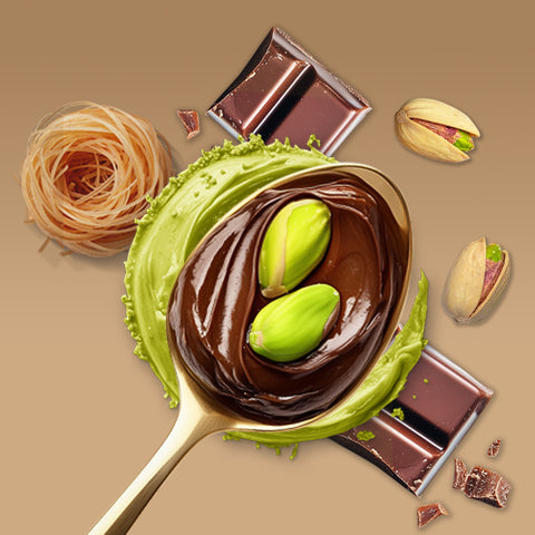 Sütlü Çikolatalı Antep Fıstığı Kreması – Juva Dubai Style, 200G